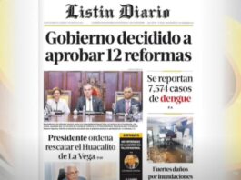 Titulares de prensa dominicana