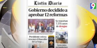 Titulares de prensa dominicana