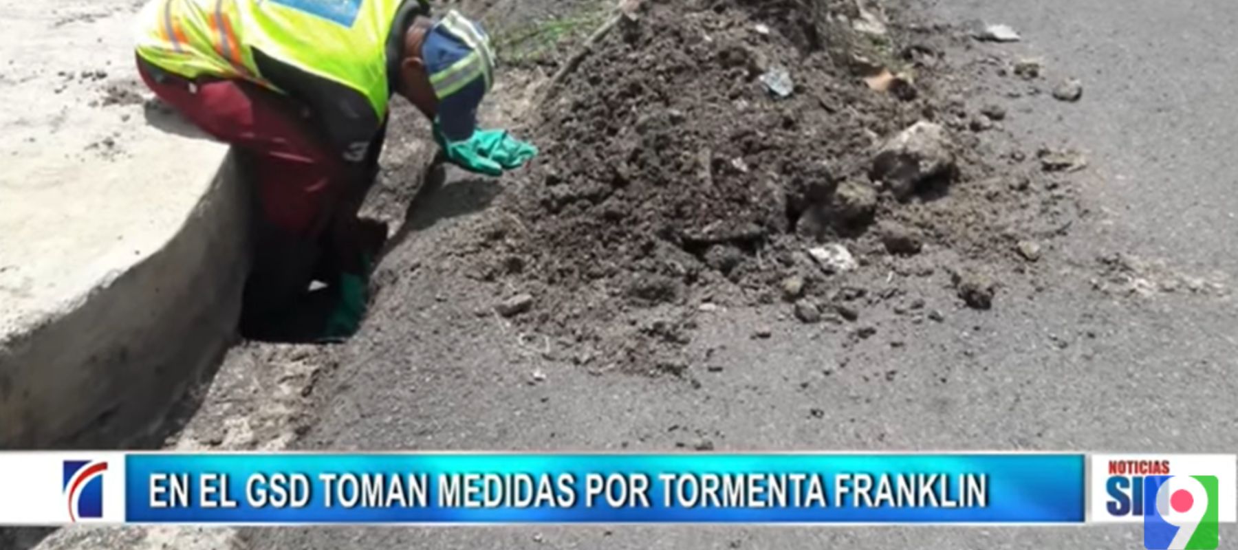 Toman medidas ante tormenta Franklin en el Gran Santo Domingo